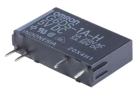 Omron - G6DS1AHDC5 - Omron G6DS1AHDC5  PCB װ Ǳ̵, 5 A, 5V dc		