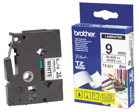 Brother - TZE-S221 - BROTHER TZE-S221 ɫ ɫ  ǩӡͱǩ, GL-100, PT SeriesͺŴӡ		