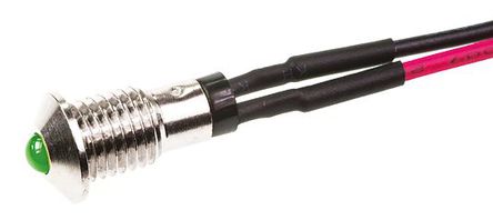 Marl - 570-314-04-40 - Marl 570-314-04-40 3 mm ͹ ɫ LED ָʾ, ߽Ӷ, 6mmװ׳ߴ, 2.8 V		