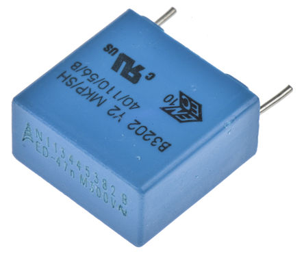 EPCOS - B32022B3473M000 - EPCOS B32022 ϵ 47nF ۱ϩ (PP) B32022B3473M000, 20%, 1.5 kV ֱ300 V 		