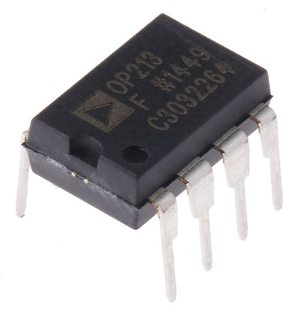 Analog Devices - OP213FPZ - Analog Devices OP213FPZ 双 运算放大器, 3.5MHz增益带宽积, 5 V单电源电压, CMOS输出, 8引脚 PDIP封装		
