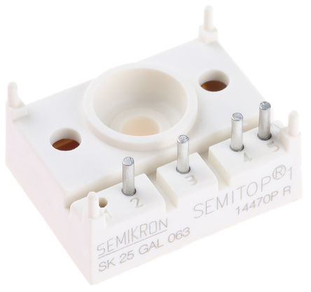 Semikron - SK25GAL063 - Semikron SK25GAL063 Nͨ IGBT ģ, 30 A, Vce=600 V, 4 SEMITOP1װ		