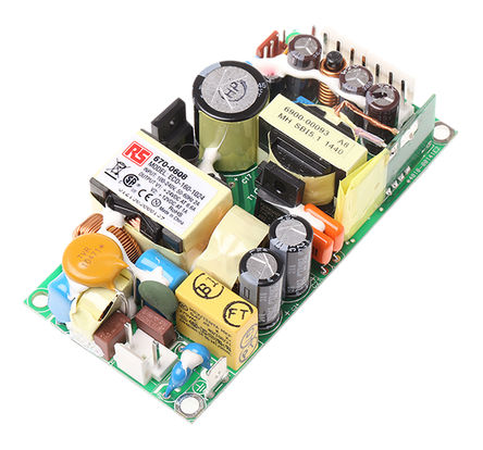 RS Pro - ECO-160-1024 - RS Pro 160W 2 ǶʽģʽԴ SMPS ECO-160-1024, 170  370 V dc, 90  264 V ac, 12 V, 24 V, 1 A, 6.66 A		