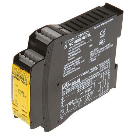 Schmersal - SRB301ST-24V-(V.2) - Schmersal  SRB 301ST ϵ ˫ͨ ȫ̵ SRB301ST-24V-(V.2), 24 V /ֱԴ		