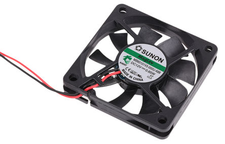 Sunon - MB60101V3-000U-A99 - Sunon MB ϵ 0.65W 12 V ֱ  MB60101V3-000U-A99, 20m3/h, 3000rpm, 60 x 10 x 60mm		