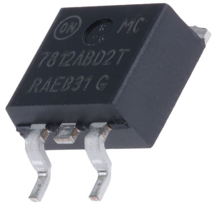 ON Semiconductor - MC7812ABD2TG - ON Semiconductor MC78xx ϵ MC7812ABD2TG ѹ, 12 V, 4%ȷ, 2.2A, 3 D2PAK		