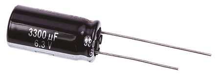 Panasonic - ECA0JHG332 - Panasonic NHG ϵ 6.3 V ֱ 3300F ͨ  ECA0JHG332, 20%ݲ, +105C		