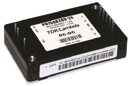 TDK-Lambda - PH-150A-280-24 - TDK-Lambda 151W ʽֱ-ֱת PH-150A-280-24, 200  425 V ֱ, 24V, 6.3A, 500V dcѹ, 89%Ч, 1/4 שװ		