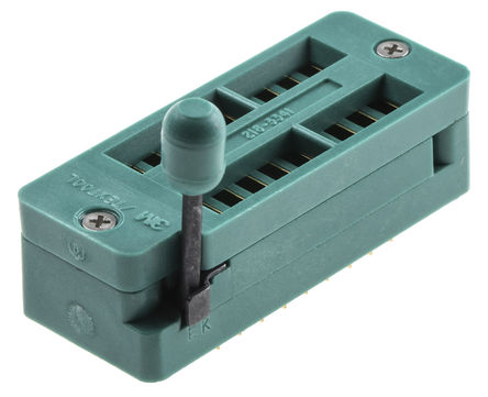 3M - 218-3341-00-0602J - 3M Textool ϵ 18 · 2.54mm ھ ͨ ʽ ZIF IC DIP  218-3341-00-0602J, 1A		