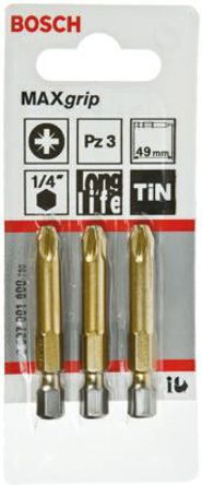 Bosch - 2607001600 - Bosch 3װ PZ3 ˿ͷ 2607001600, Pozidriv ͷͷ		
