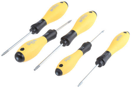 Wiha Tools - 27253 - Wiha Tools 5װ ESD  Torx ͷ ˿׼ 27253		