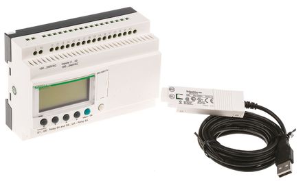 Schneider Electric - SR3PACK2FU - Schneider Electric Zelio Logic 2 ϵ PLC CPU SR3PACK2FU, 26 I/O ˿, DIN찲װ, 100  240 V 		