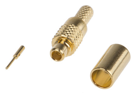 Amphenol - MMCX1121A1-3GT30G-5-50 - Amphenol MMCX1121A1-3GT30G-5-50 50 ֱ °װ MMCX  ͷ, ѹӶ˽, 0  6GHz, RG174/U, RG188 A/U, RG316/U		