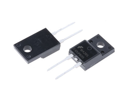 Fairchild Semiconductor - FFPF10UP60STU - Fairchild Semiconductor FFPF10UP60STU  , Io=10A, Vrev=600V, 40ns, 2 TO-220Fװ		