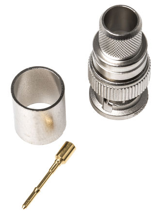 Telegartner - J01002A0054 - Telegartner 75 ֱ °װ  BNC  J01002A0054, 0  3GHz, ѹ ˽, 1.6/7.3, 		