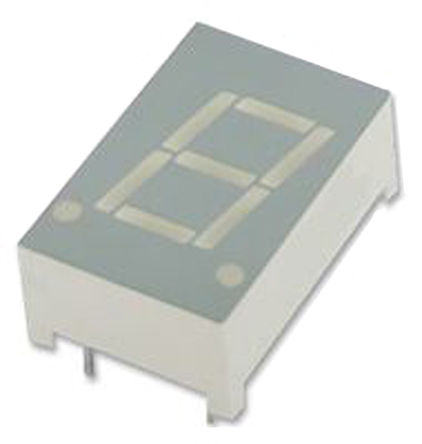 Kingbright - SA43-11SURKWA - Kingbright 1ַ 7  ɫ LED  SA43-11SURKWA, 100 mcd, ҲС, 10.92mmַ, ͨװװ		