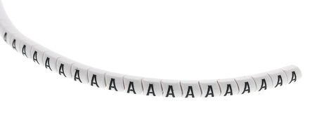 HellermannTyton - 901-10401 - HellermannTyton Helagrip ϵ 250װ ׵׺ Ϲ̶ ±ʶ 901-10401, 3.5mm, 3.3 mm, 1  3mmֱ, ӡ"A"ͼ		