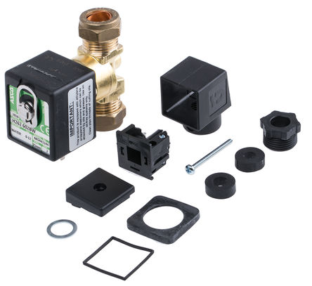 Asco - H262602DOD0 - Asco 262 ϵ 2˿ ͭ ŷ H262602DOD0, 12 bar, 15mm˿, NC, 6 V ֱ		