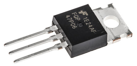 Fairchild Semiconductor - FQP47P06 - Fairchild Semiconductor QFET ϵ Si P MOSFET FQP47P06, 47 A, Vds=60 V, 3 TO-220ABװ		