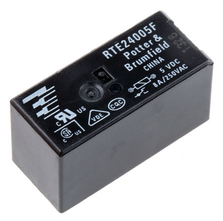 TE Connectivity - RTE24005F - TE Connectivity RTE24005F ˫˫ PCB װ Ǳ̵, 5V		