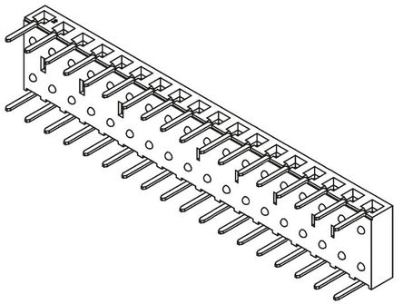 Samtec - BCS-118-L-S-HE - Samtec BCS ϵ 1 18· ֱ 2.54mmھ ͨ ӡˢ· BCS-118-L-S-HE, ͨ׶˽, ԰		