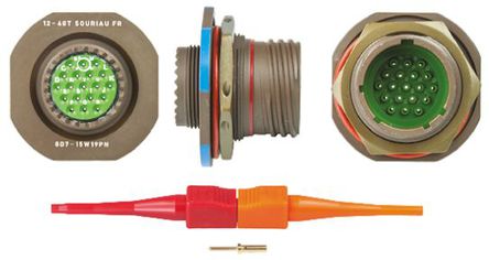 Souriau - 8D715W19PN - Souriau 8D ϵ 19· 尲װ    8D715W19PN, о, ǳߴ15, MIL-DTL-38999		