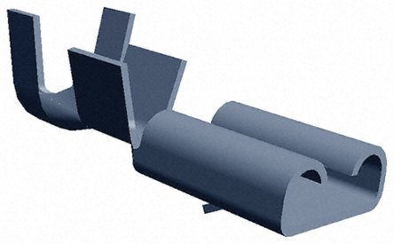 TE Connectivity - 281197-2 - TE Connectivity FASTIN-FASTON .187 ϵ ѹӲ 281197-2, 4.75 x 0.81mm, о		