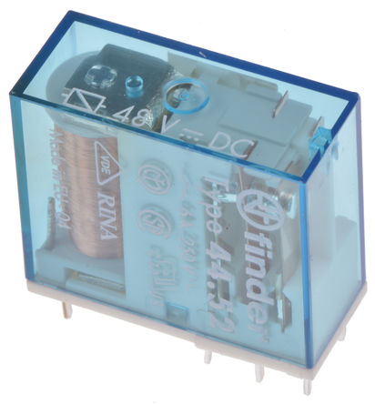 Finder - 4452 9048 - Finder 4452 9048 ˫˫ PCB װ Ǳ̵, 48V dc		