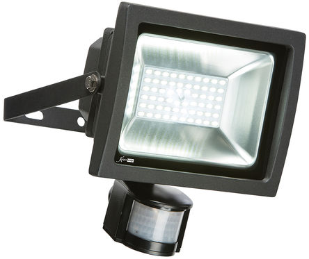 Knightsbridge - FLS30PBK - Knightsbridge FLS ϵ 30 W IP44 LED  FLS30PBK, 60 LED, 230 V, 216 x 181 x 112 mm		