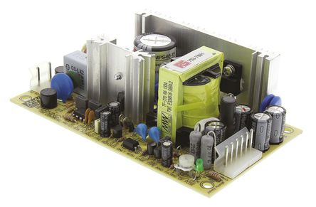 Mean Well - MPS-65-15 - Mean Well 63W  ǶʽģʽԴ SMPS MPS-65-15, 127 to 370 V dc, 90 to 264 V ac, 15V dc, 4.2A, 79%Ч, ʽװ		