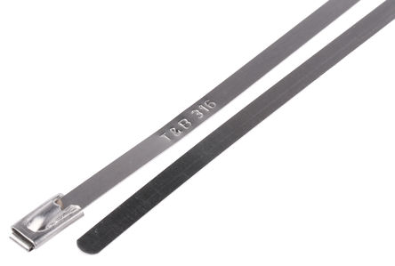 Thomas & Betts - YLS-4.6-300B - Thomas & Betts Ty-Met ϵ 316    YLS-4.6-300B, 300mm x 4.6 mm		