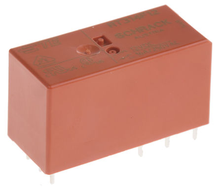 TE Connectivity - RT314F12 - TE Connectivity RT314F12 ˫ PCB װ ̵, 12V dc, ڵԴӦ		