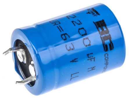 Vishay - MAL209018222E3 - Vishay 090 ϵ 63 V 2200F  MAL209018222E3, 20%ݲ, 114m(ֵ), +105C		