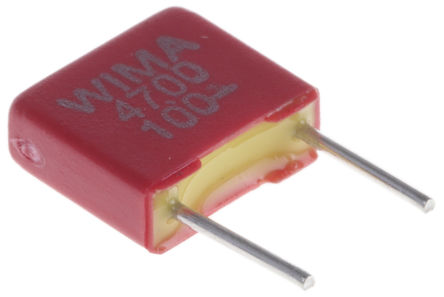 WIMA - FKS2 4.7N 100M - WIMA FKS2 ϵ 4.7nF ͨ PET  (PET) FKS2 4.7N 100M, 20%ݲ, 100 V ֱ63 V , -55  +100 C		
