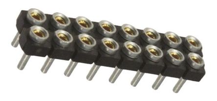 Samtec - SDL-108-T-12 - Samtec SDL ϵ 2 16· ֱ 2.54mmھ ͨ ӡˢ· SDL-108-T-12, ͨ׶˽, ԰		