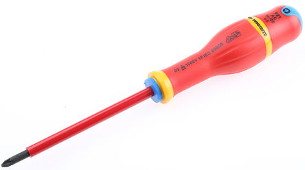 Facom - AD1X100VE - Facom PZ1 ̼ Pozidriv ͷͷ 1000V ˿ AD1X100VE, 209 mmܳ		