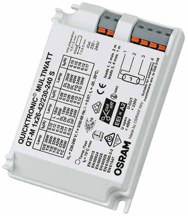 Osram - QTP-M 1X26-42/220-240 S - Osram QUICKTRONIC ϵ 1 x 46 W   QTP-M 1X26-42/220-240 S, 220  240 V, ʹСչ		