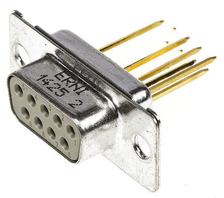 ERNI - 013492 - ERNI 2.75mm ھ 9 · ֱ ͨ ĸ D-sub 013492, 7.5A		