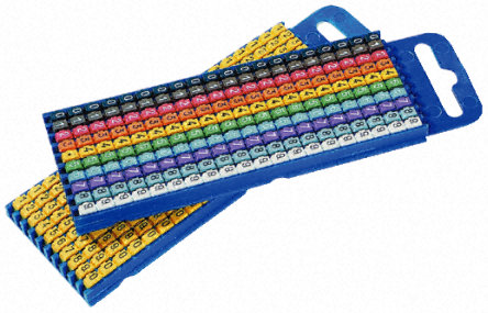 HellermannTyton - 561-05044 - HellermannTyton WIC ϵ 100װ ɫ Ϲ̶ ±ʶ 561-05044, 3mm, 8 mm, 4.3  5.3mmֱ, ӡ"4"ͼ		