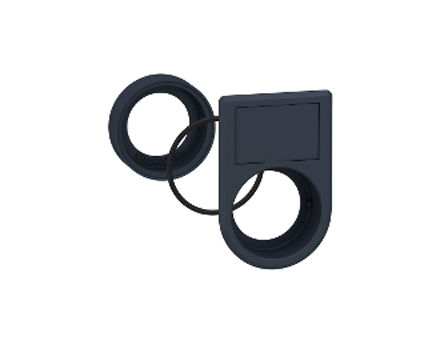 Schneider Electric - ZB5AZ026 - Schneider Electric ZB5AZ026 װ׼, ʹ 18 x 27 mm ѡغť		