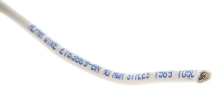 Alpha Wire - 3057 WH005 - Alpha Wire 30m ɫ 16 AWG UL1007 о ڲߵ 3057 WH005, 1.32 mm2 , 26/0.25 mm оʾ, 300 V		