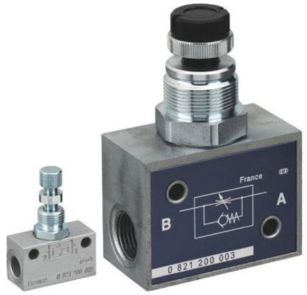 Aventics - 0821200005 - Aventics CC01 ϵ ֹؽ G 1/4  ƽͷ 0821200005, 0.5  10bar, 0  +80C		