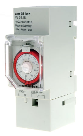 Muller - VS 24.18 - Muller 1ͨ DIN 쿪 H 4206, Ӳλ, 230 V Դ		