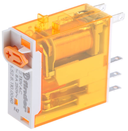 Finder - 46.52.8.110.0040 - Finder T14BG517BC ˫˫ ʽ Ǳ̵, 8 A, 110V ac		