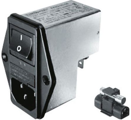 Schurter - 4304.4001 - Schurter 尲װ C14 IEC ˲ ͷ 4304.4001, 5 x 20mm۶, 1A, 250 V 		