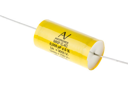 KEMET - C4CAYUC2680AA1J - KEMET C4C ϵ 68nF ۱ϩ (PP) C4CAYUC2680AA1J, 5%, 3 kV ֱ, ͨ, 22.5mmֱ		