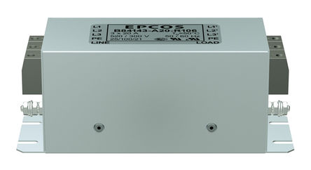 EPCOS - B84143A0020R106 - EPCOS R106 ϵ 3 20A 520 V  װ RFI ˲ B84143A0020R106, ˿Ӷ		