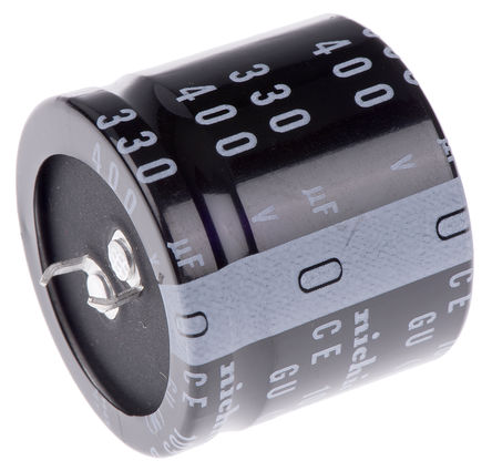 Nichicon - LGU2G331MELC - Nichicon GU ϵ 400 V ֱ 330F ͨ  LGU2G331MELC, 20%ݲ, +105C		