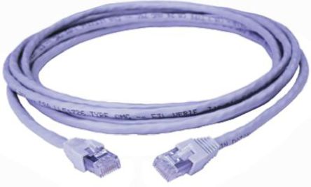 HellermannTyton - 851-16094 - HellermannTyton 500mm ɫ LSZH 6 ̫ RJ45NGB-0.5M/GY, UTP, ֱͨ·		