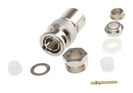 Telegartner - J01002A1216 - Telegartner 75 ֱ °װ  BNC  J01002A1216, 0  4GHz, ǯ ˽, RG59 B/U, RG62 A/U, RG71 B/U, 		